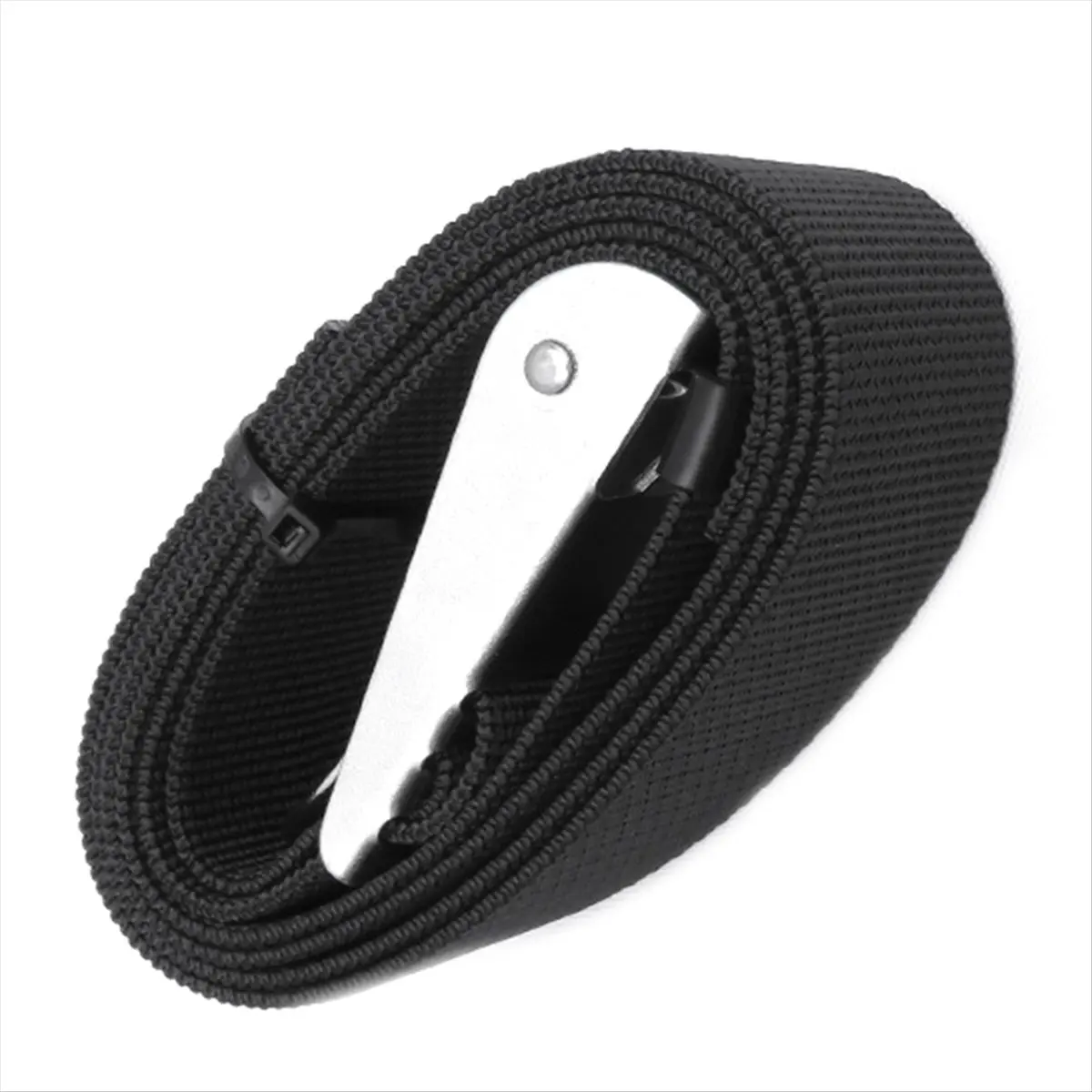ABJX Scuba Diving Weight Belt Strap Adjustable Backplate Harness Crotch Strap with Steel Buckle Diving Supplies 1.8m Black DROP