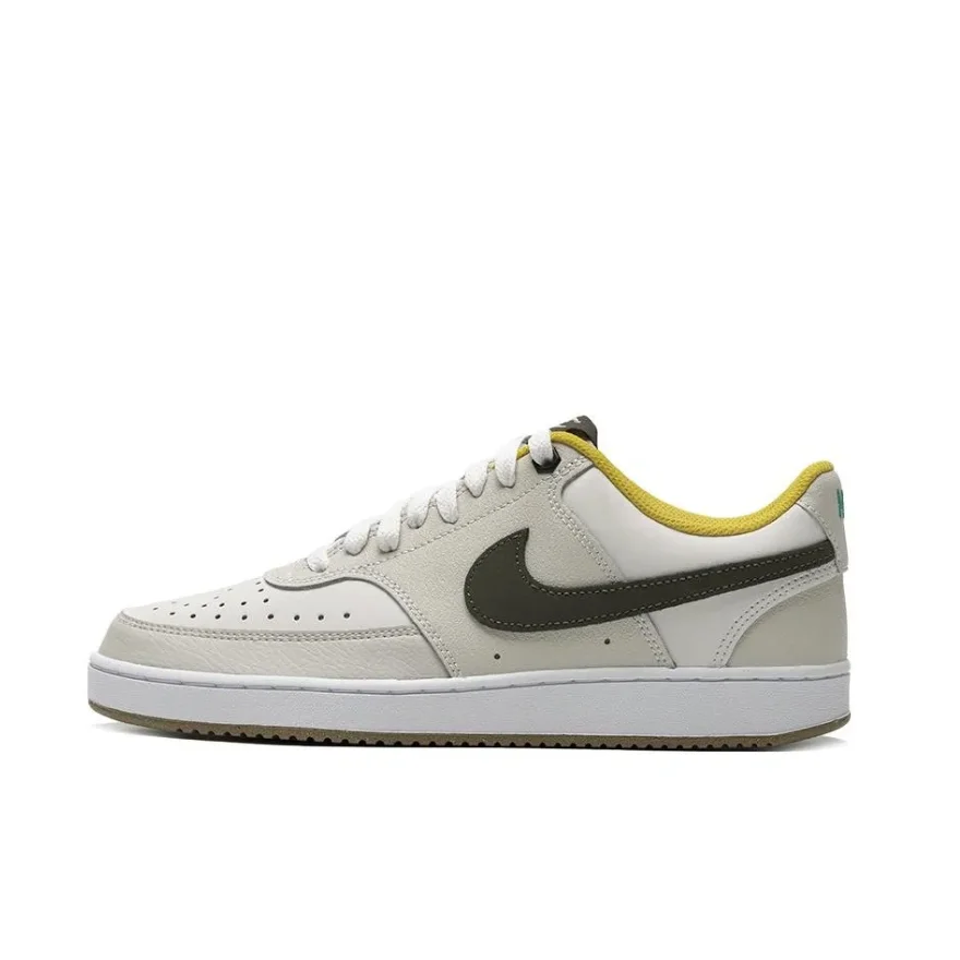 Nike Original COURT VISION 1 LOW Fashion Hundred Boardschuhe Herren- und Damen-Freizeitschuhe Weiß