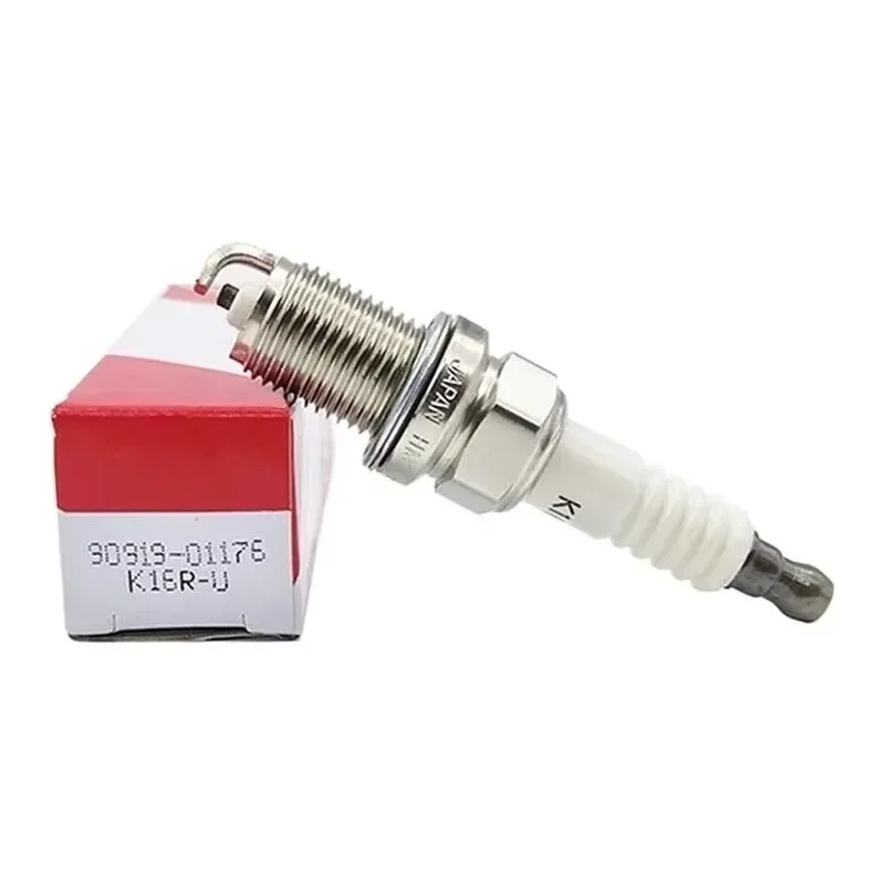 4PCS 90919-01176 K16RU Normal Spark Plug For Toyota 4Runner Hilux Platz Yaris Land Cruiser Prado Nissan Primera 9091901176