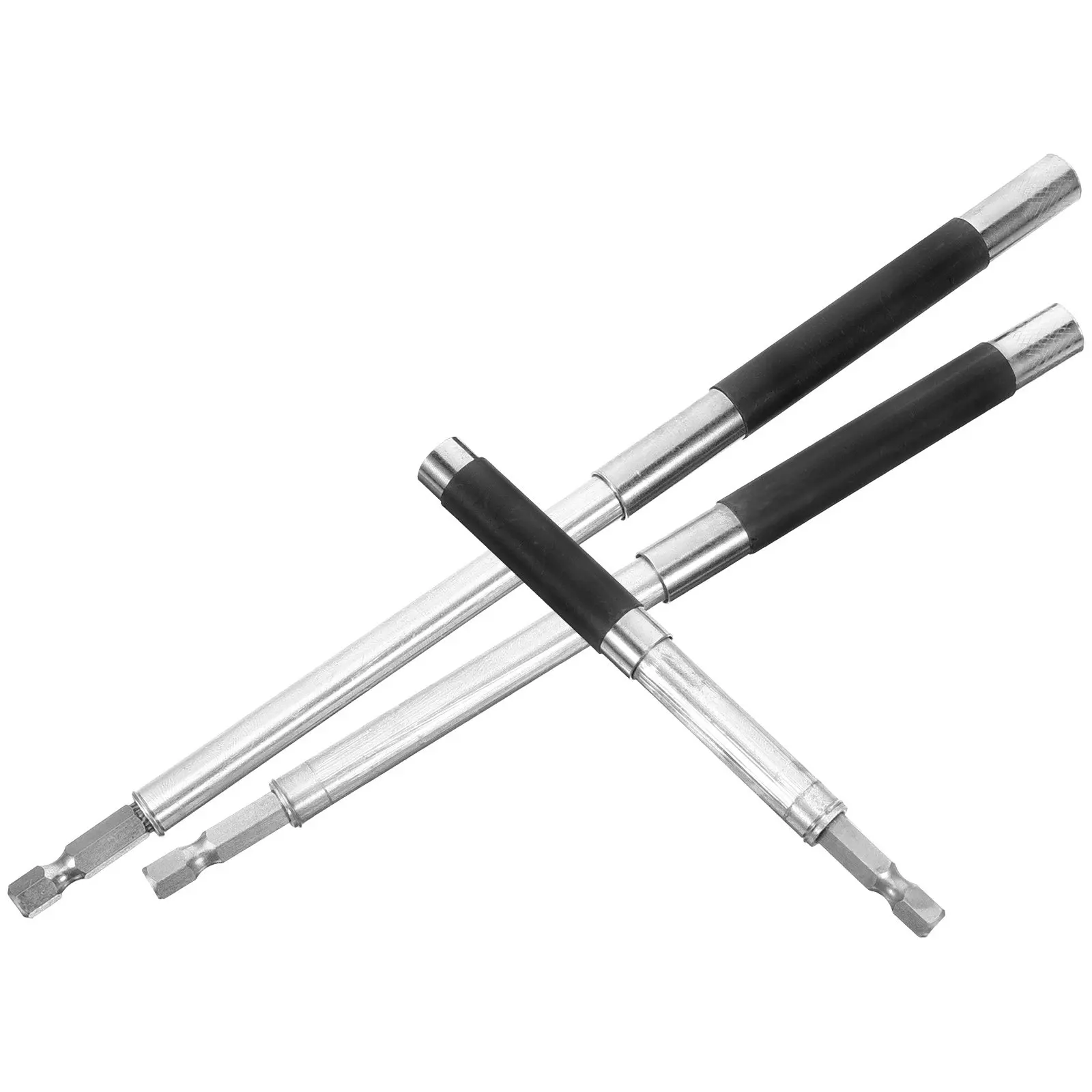 3pcs Screwdriver Screwdriver Extension With Magnet Extension Rod Magnetic Bit Holder Adjustable Drill Accessory Tool Hand Tools - view 6
