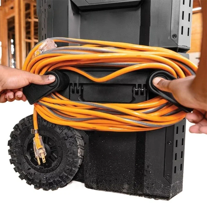 

Stacked Toolbox Exclusive Winding Device Fixed Wire Rope