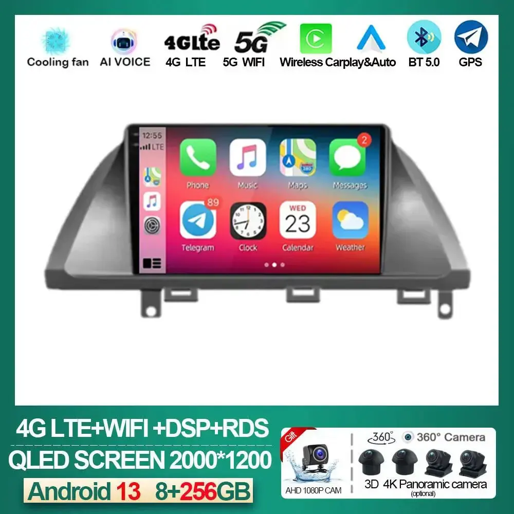 

Android 13 Carplay Auto For Honda Odyssey 2005 2006 2007 2008 2009 2010 Car Radio Video Stereo GPS Multimedia Player WIFI NO DSP