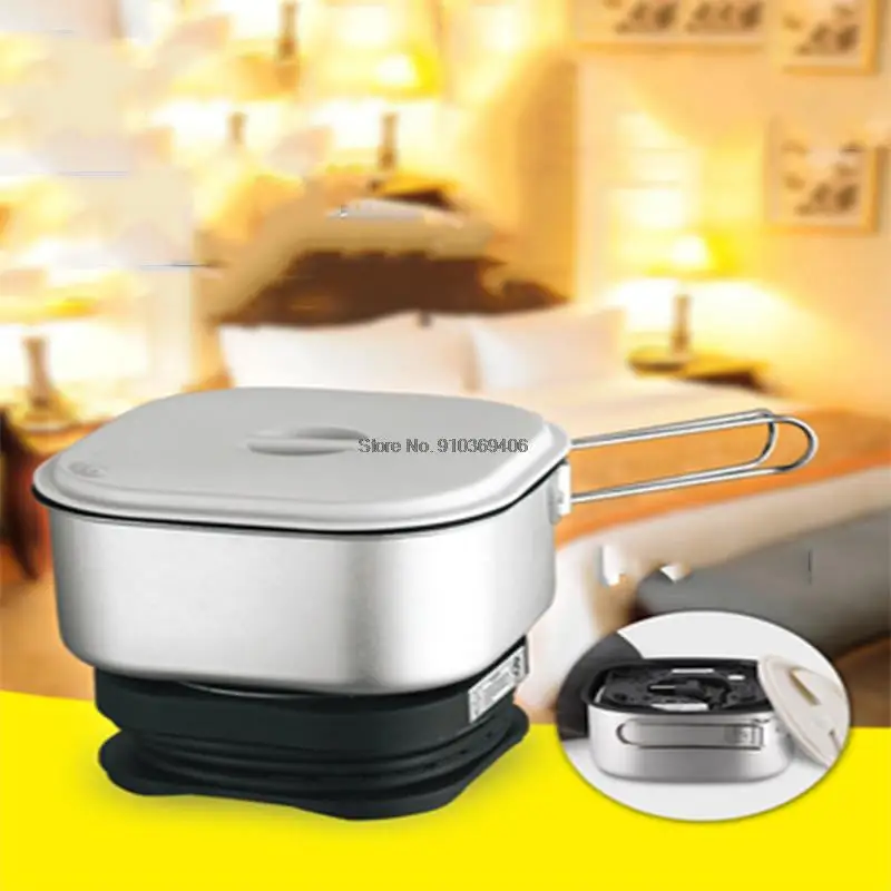 Mini Travel Pot 1.3L Portable Electric Cup Student Dormitory Cooking Noodles Pot Hot Pot 350W 110V / 220V dual voltage