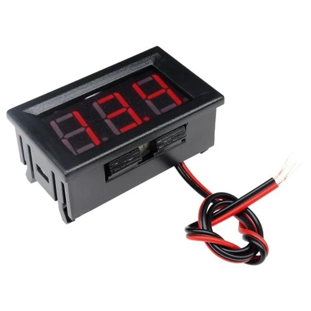 0.56 inch DC 4.5V-30V 2-Wire Mini Gauge Voltage Meter Voltmeter LED Display Digital Panel Voltmeter Meter Detector Monitor Tools