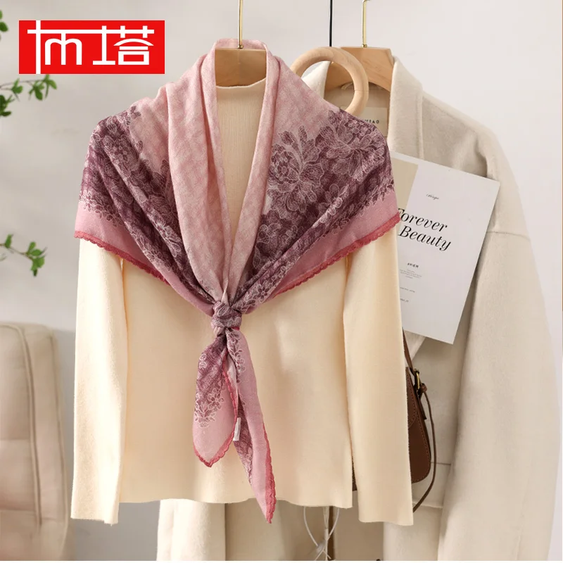 Echarpe-legere-imprimee-tendance-en-100-laine-pour-femme-polyvalente-chauffe-cou-style-coreen-motif-floral-vegetal