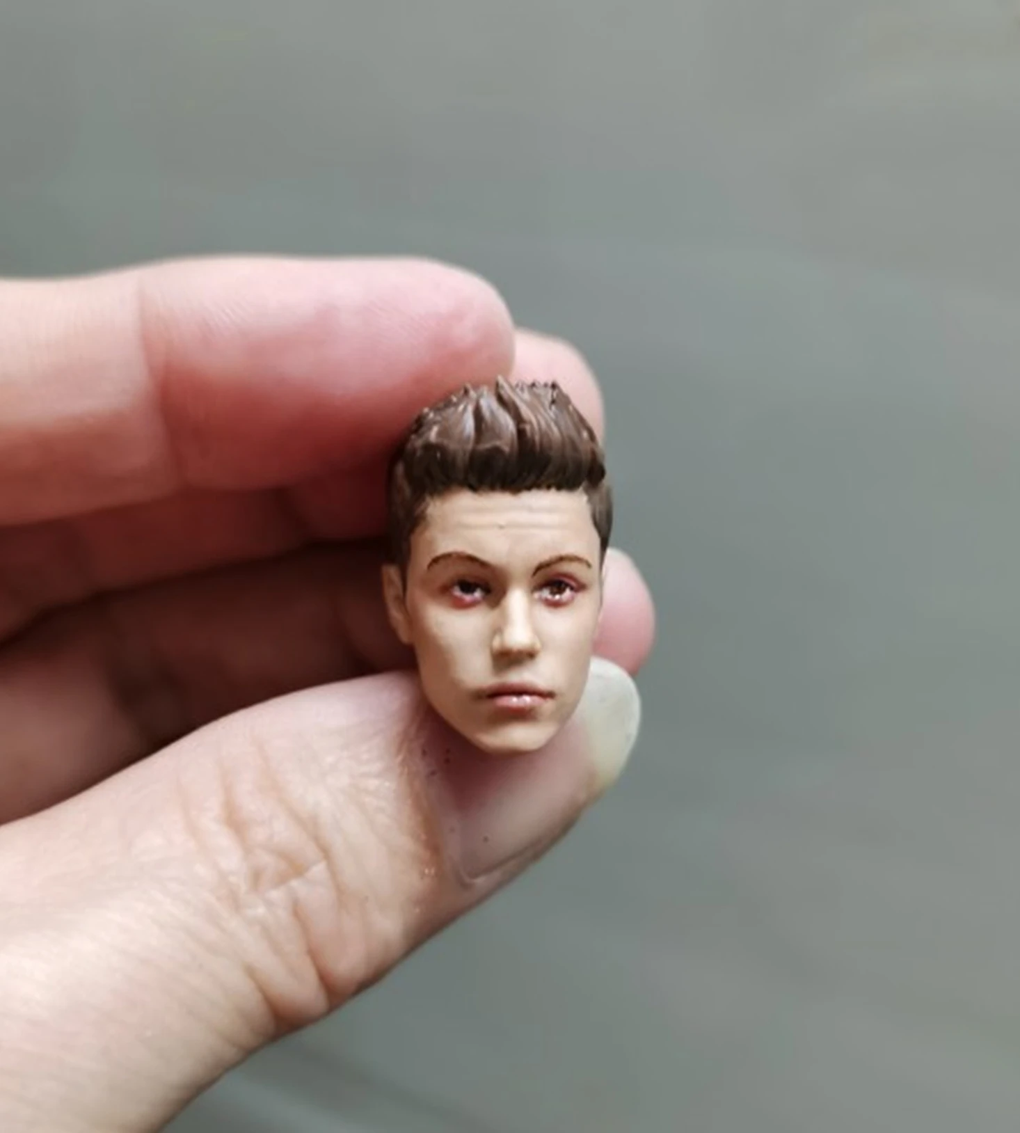 

SHF Size 1/12 Painted Justin Bieber Singer Head Carving Model Toys