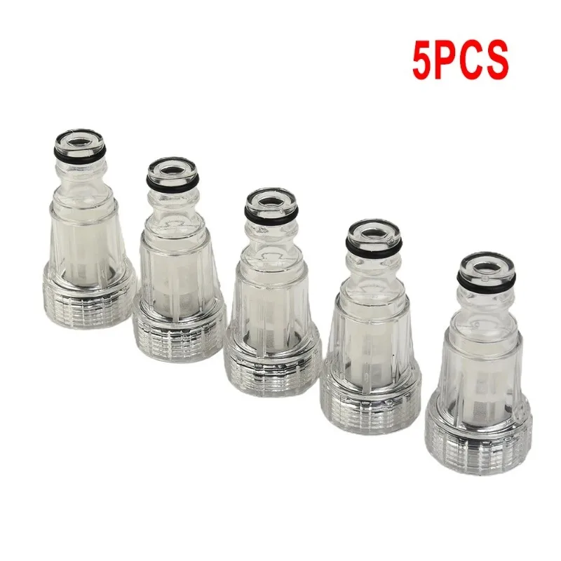 Filtro de agua para lavadora de alta presión, conector de agua para lavadora de automóviles, 175PSI, para lavadora a presión Karcher K2-K7, 5 uds.