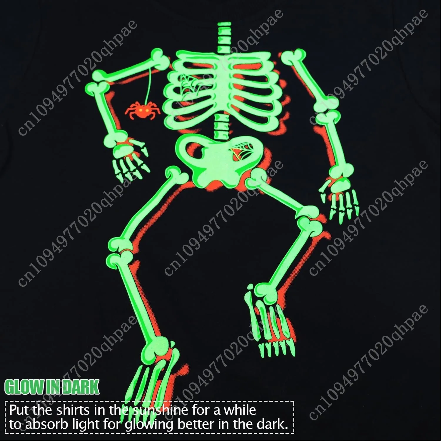 الفتيان الفتيات هالوين البلوز طفل اليقطين الوجه قميص طويل الأكمام الاطفال الهيكل العظمي أعلى الملابس 2-7T