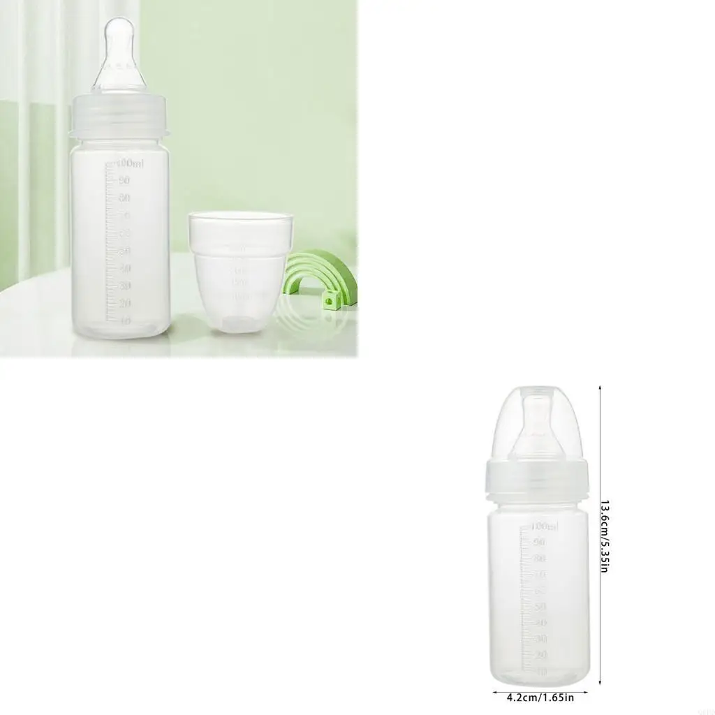 

Infant Disposable Bottle Ergonomic Baby Feeding Bottle for Caregivers 100ml