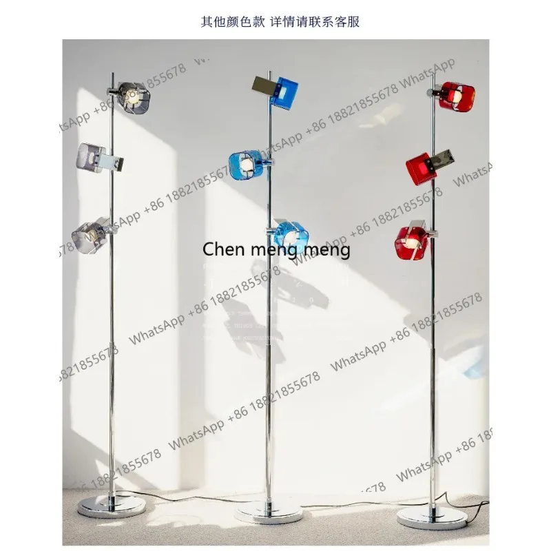 

F150Modern living room atmosphere magnetic removable breathing adjustable three-head floor lamp