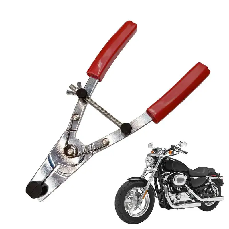 

Motorcycle Brake Piston Removal Pliers Locking Carbon Steel Brake Retractor Ergonomic Remover Tool Rust-Resistant Pry Pliers For