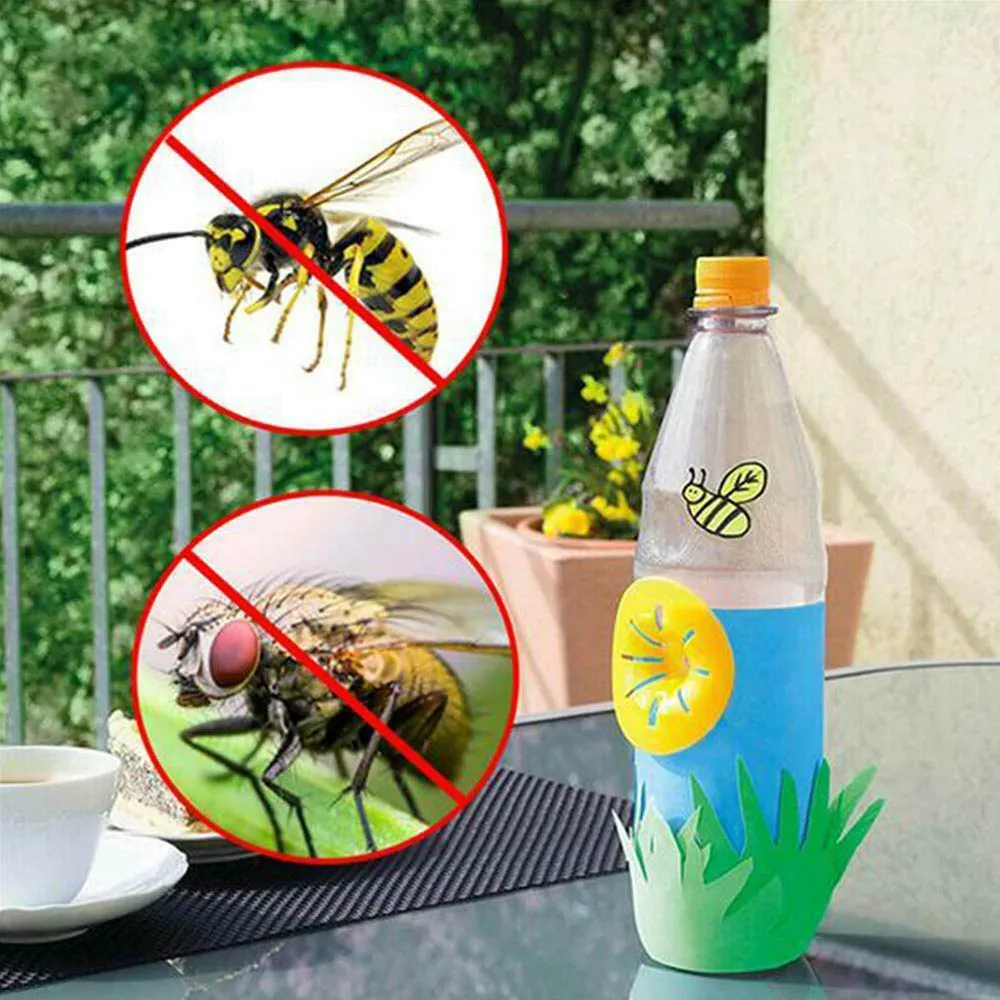 1/5/10PCS Funnel Outdoor Reusable Garden Supplies Bee Catcher Wasp Trap Wasp Killer Pest Control