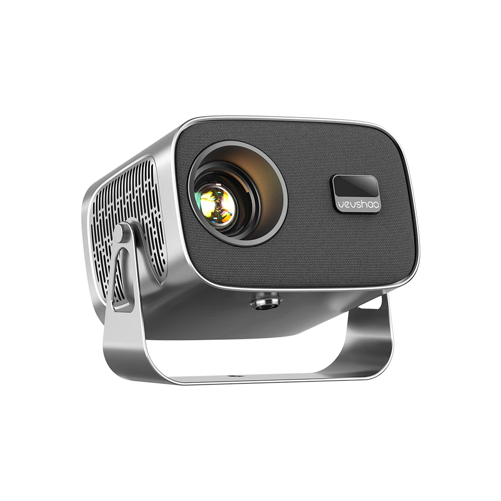 VEVSHAO Mini Proyector de Video LED Portátil 1080P Compatible con WiFi, Proyector Multimedia de Diseño Compacto