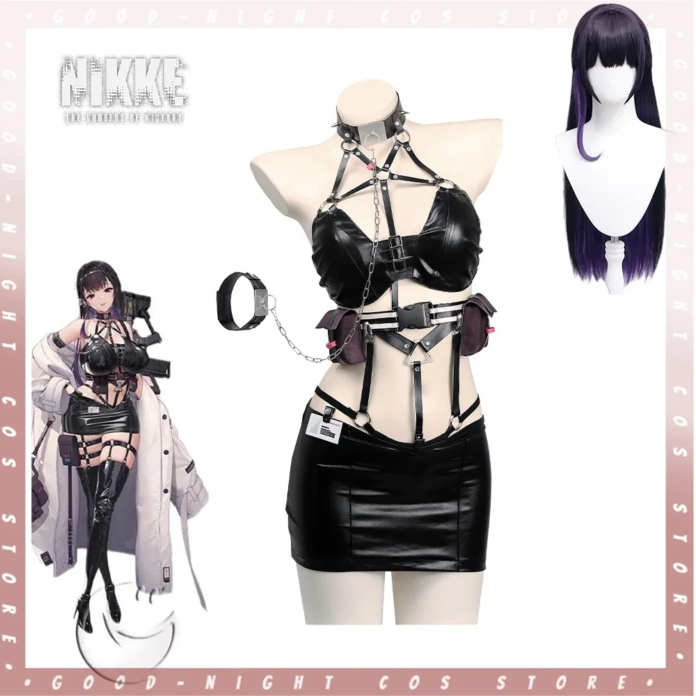 Game NIKKE Victory Goddess Mihara Cosplay Halloween costume Female sexy party suit jacket underwear Halloween uniform custom