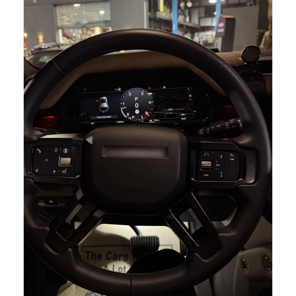 

Для Land Rover Defender 2022-2024-L663-рулевое колесо, обновленная функция нагрева + лопасти + кнопки, углеродное волокно
