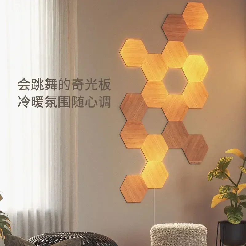 LED Light-emitting Panel Atmosphere Honeycomb Gifts Home Improvement