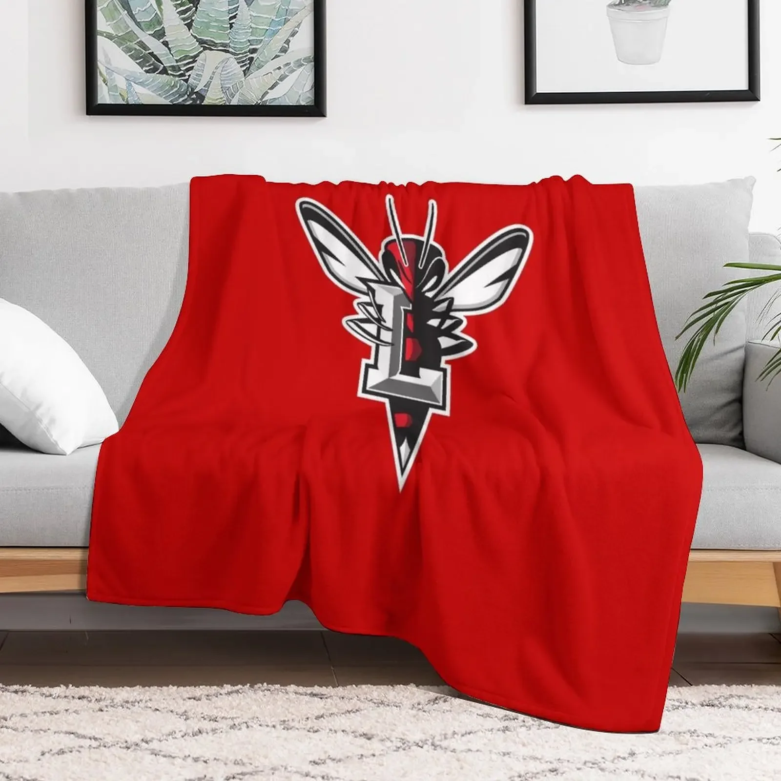 Hornets Lynchburg Throw Blanket Extra Large Throw Stuffeds Polar Summer Beddings Blankets