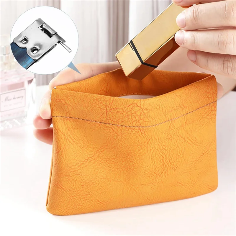 Y50A-20Pcs إطارات مرنة داخلية معدنية قبلة المشبك محفظة الإطار عملة حقيبة يد مفصلات كليب حقيبة فضية