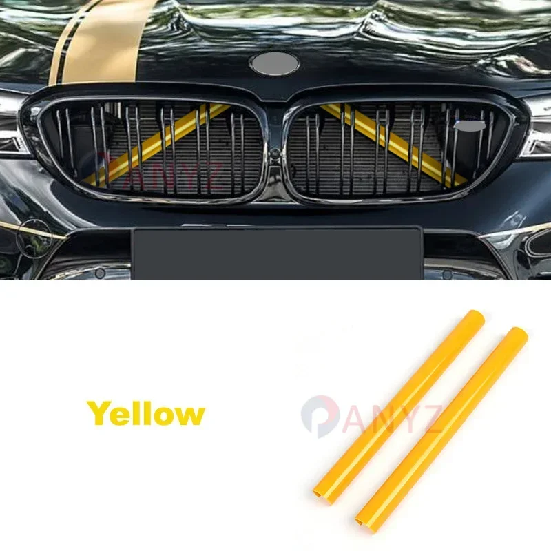 2Pcs Front Kidney Grille Cover Frame Trim For BMW G01 G02 G05 G06 G07 G30 G38 G32 G11 Front Grille Trim Strips Auto accessories