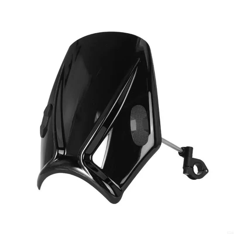 M76E Lenkermontierte Motorrad-Windschutzscheibe für 22 mm, 25 mm und 28 mm Lenker – Detail 9
