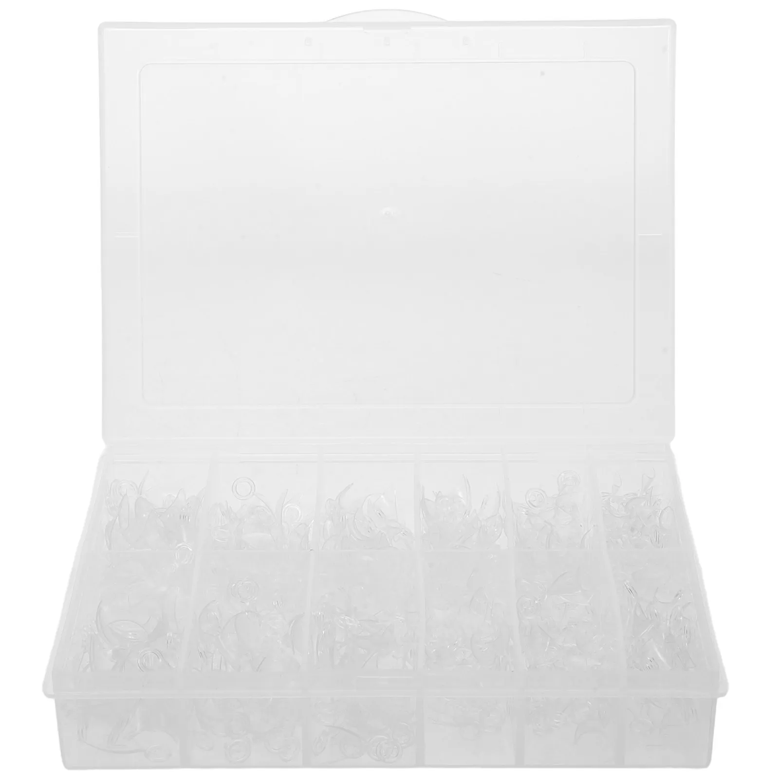 

600Pcs False Nails Soft Gel Half Cover Almond Nail Tips Clear Acrylic Press on Salon Nail Extension DIY False Acrylic Nails Tips