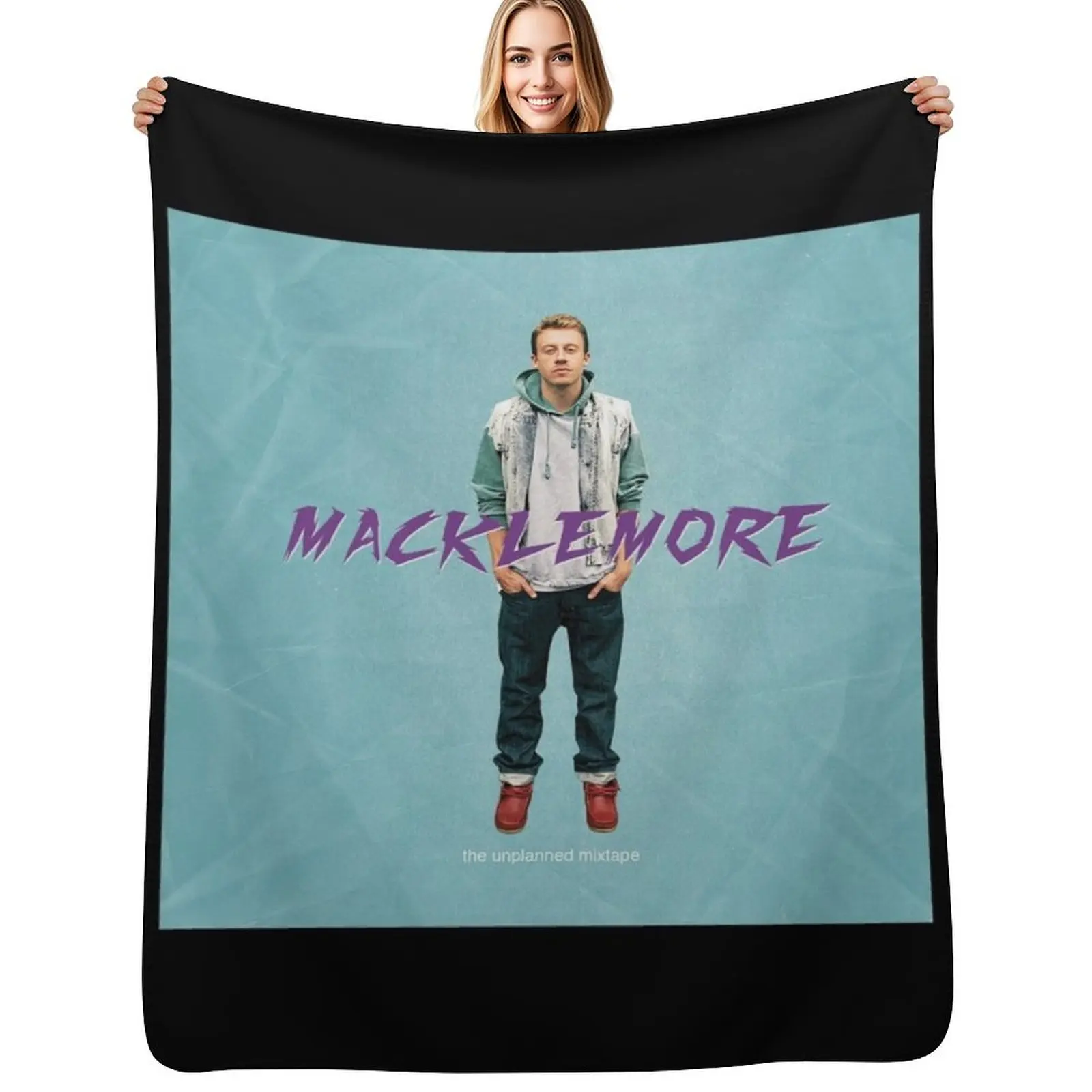 

Macklemore the unplanned mixtape Throw Blanket Warm Comfortable Blanket for Office Napping