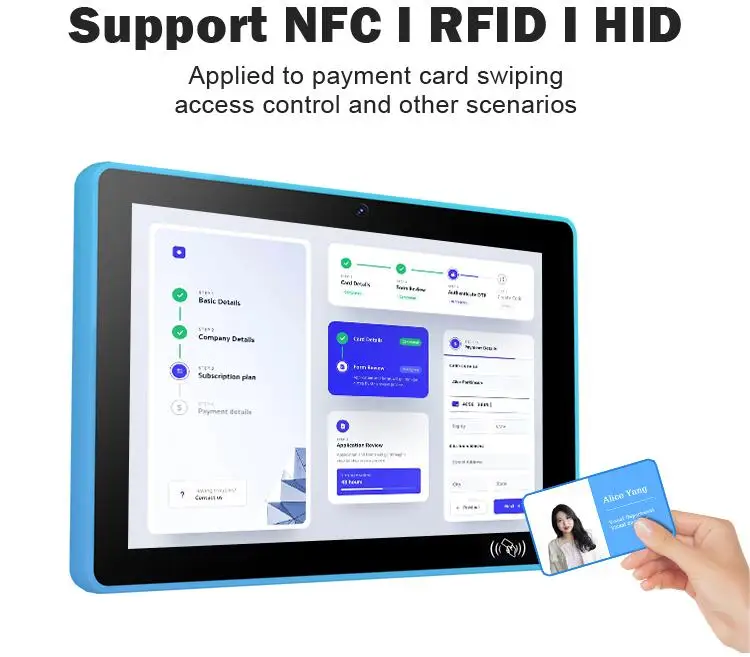 15.6 Quad Core J1900 Fanless All in One Touch Screen Panel Pc for Supermarket Touch Screen Panel Pc Poe Power on Ethernet