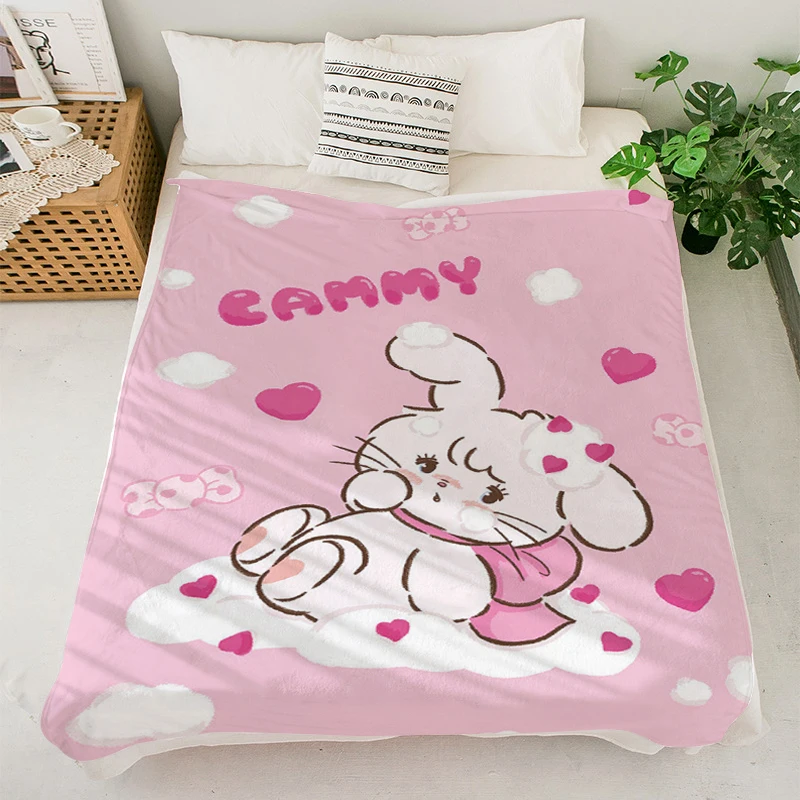 

Winter Blankets S-Mikkos Anime Blanket Decorative Sofa Blanket Microfiber Bedding Fluffy Soft Blankets Downy Knee Custom Blanket