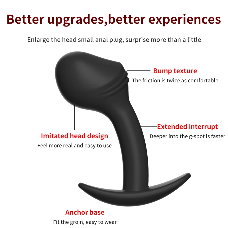 BDSM Silicone Anal Bead Anus Dilator Dildo Anal Plug Small Walk Wearable Ass Butt Plug Prostate Massager Sex Toys For Women Men