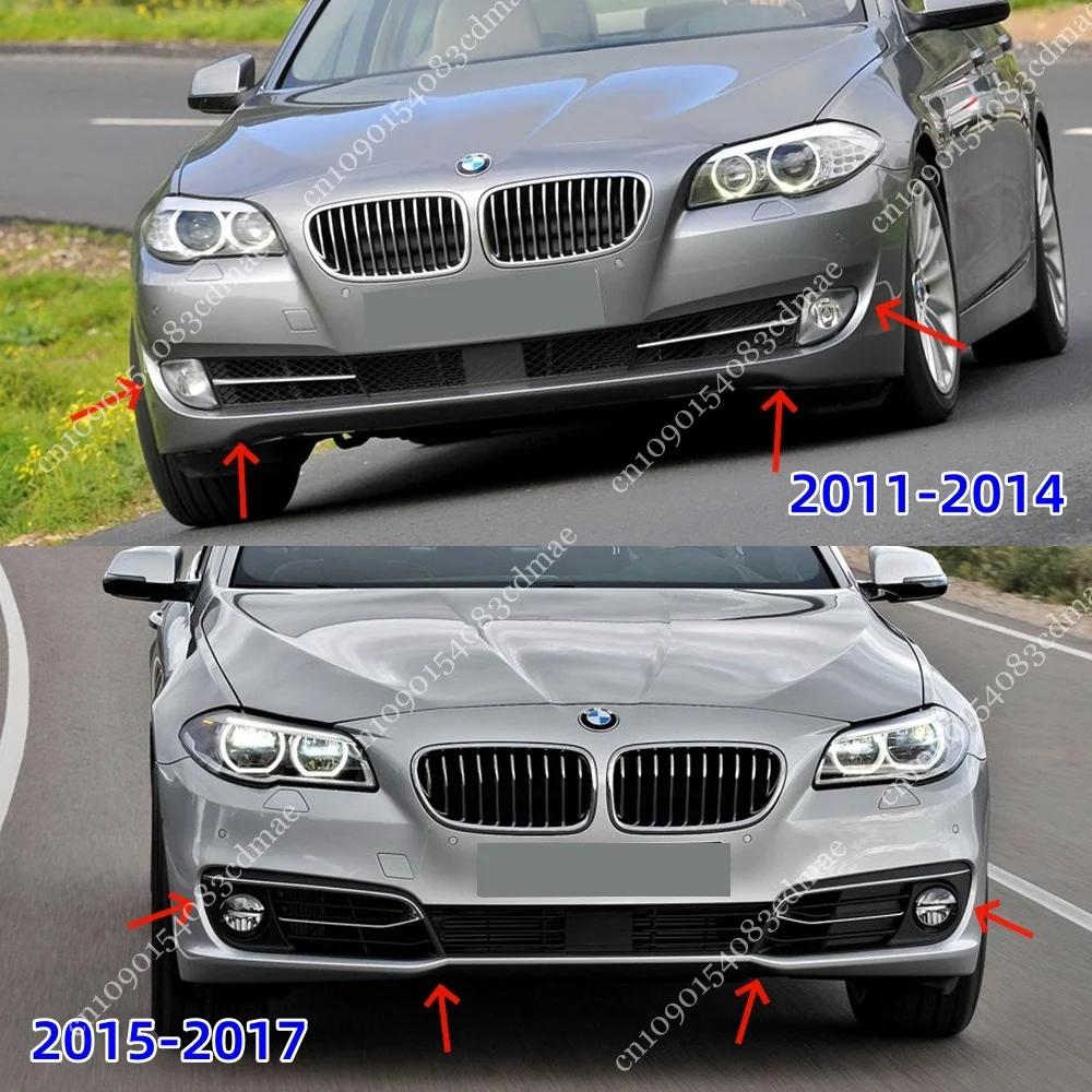 BMW 5 시리즈 F10 F11 2011-2017 520i 535i 528i 550i 프론트 범퍼 스플리터 스포일러 립 로워 디퓨저 ABS 턱 보호 부품 썸네일 2