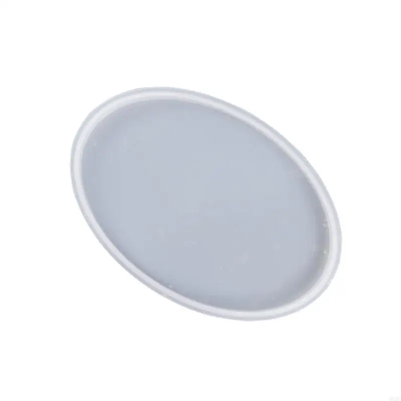 MXMF Gemeotric Oval Mold Resin Silicone Molds Diy Crystal Oval Storage Tray Mold for Making Fruit Storage Plate