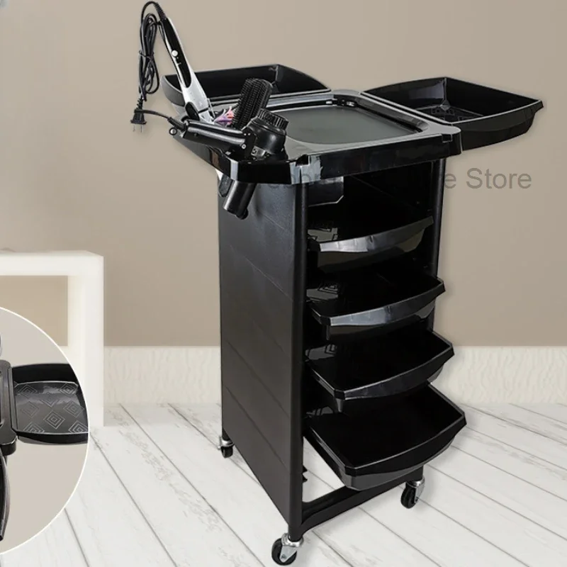 

Hairdresser Hair Salon Trolley Clear Beauty Storage Salon Trolley Hospital Lashes Carrello Con Ruote Hairdresser Furniture ZT50