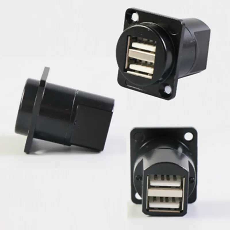 USB B to A USB3.0 to type C Connector D Type Chassis Connector Female Socket Panel Mounted Connector