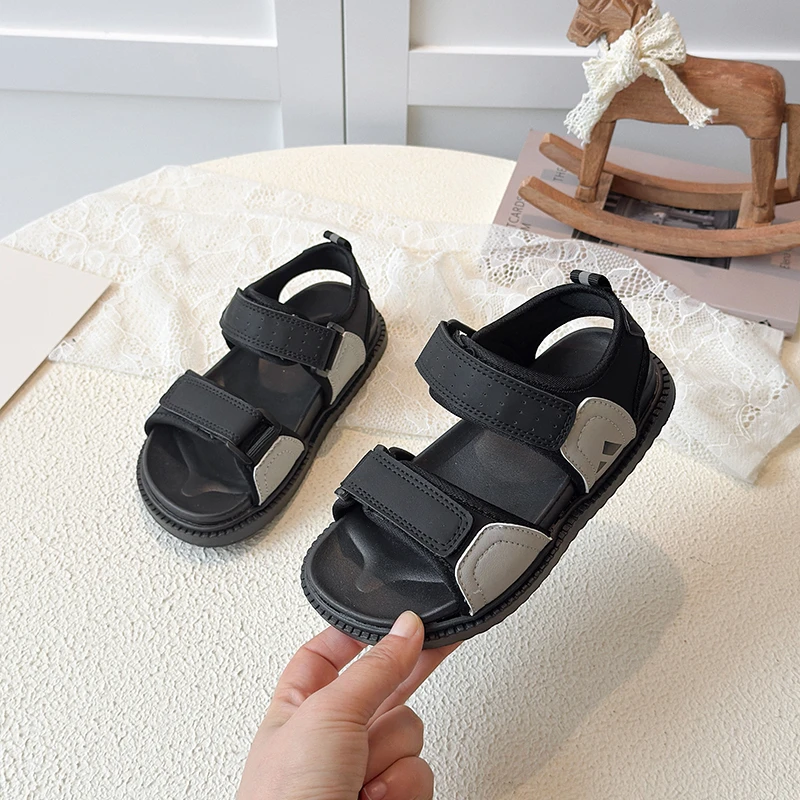 Summer Toddler Kids Girls Sport Sandals Non-Slip Soft Sole Breathable Lightweight for Beach Daily Outdoor Wear