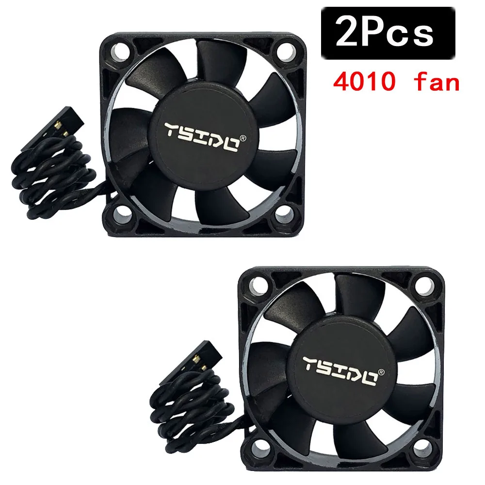 YSIDO 2 Buah 3010 3510 4010 Kipas Pendingin Motor Mobil Remote Control Model Kecepatan Tinggi