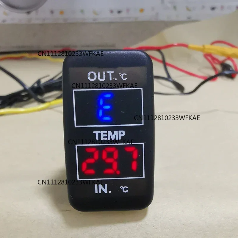 Dual Temperature Display Inside and Outside the Car Dual Temperature Sensor for Toyota Corolla Reiz Prado Prius