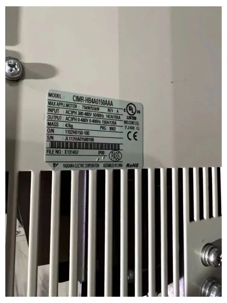 second-hand     inverter     CIMR-HB4A0150AAA    Test passed     Fast Shipping
