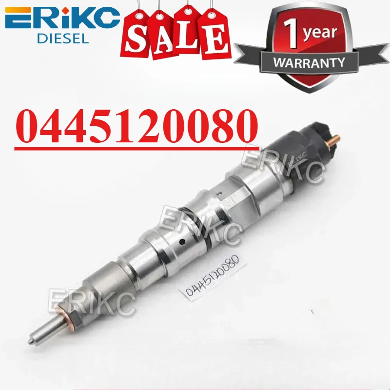 Inyector de Combustible Common Rail 0445120080, Conjunto de Inyector Diesel 0445 120 080, Boquilla de Inyección 0 445 120 080 para Doosan 107755-0280 65104017004A