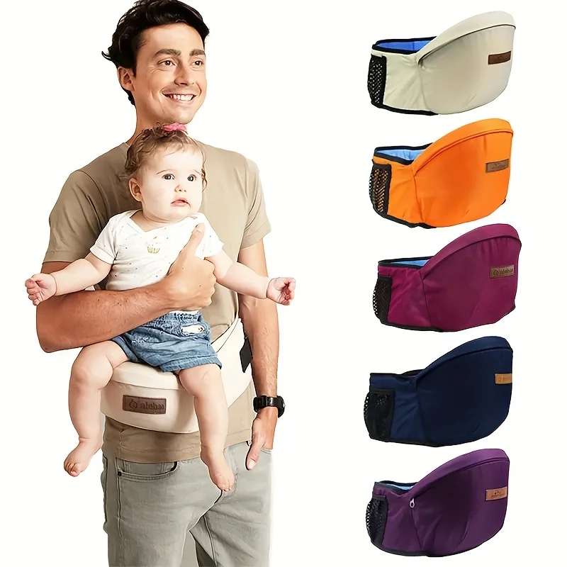

Lightweight Baby Hip Seat Carrier with Padded Shoulder Straps for All Day Comfort