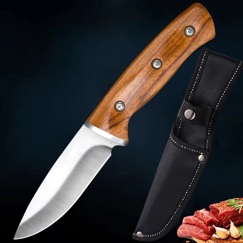 

1 PCS Handmade Forged Kitchen Knife Boning BUtcher Knife Stainless Steel Meat Cleaver Chef Knives for CookingTools Fruit Knife
