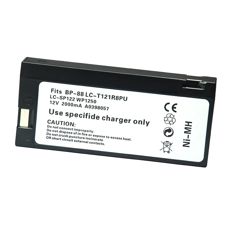 BP-88LC-T121R8PU, LC-T121RPG, LC-SP122 capacity 2000mAh 12V NI Mh battery, suitable for COLIN electrocardiogram monitor