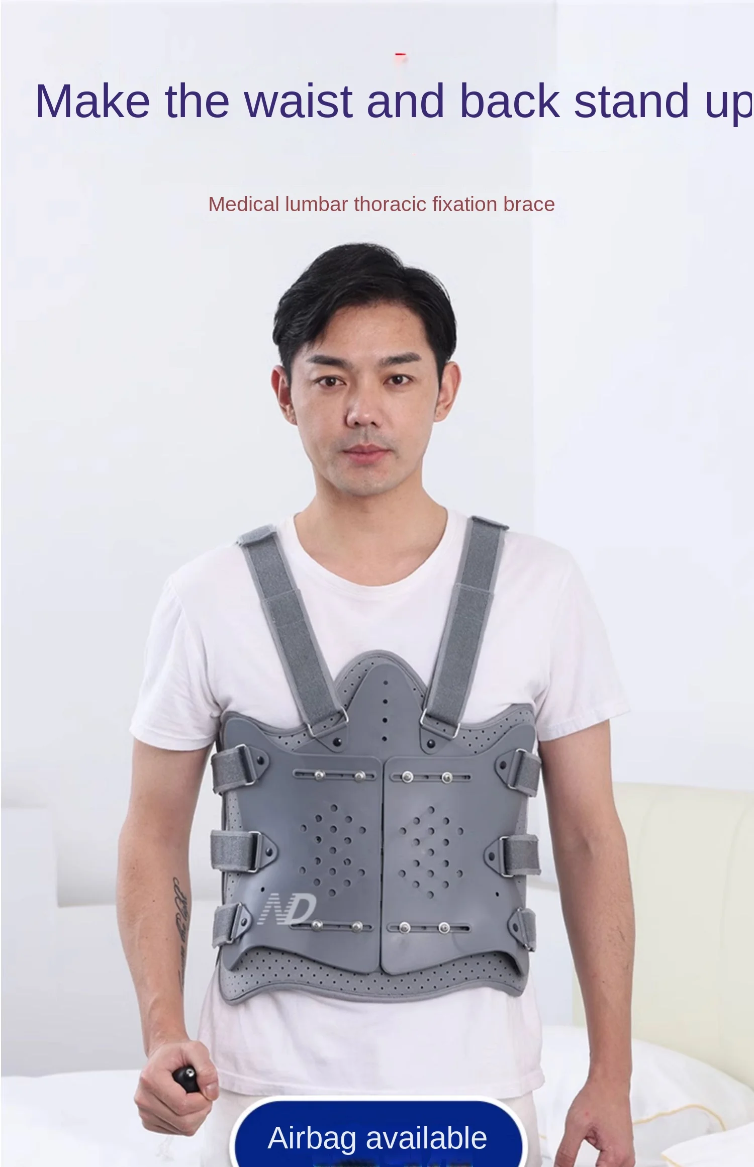 Medical thoracic and lumbar fixation brace Rehabilitation protector after operation for compression fracture Spinal support