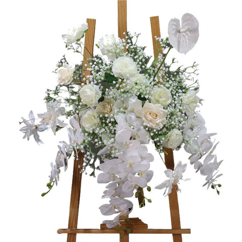 

4pcs Wedding Stage Starry Sky Flower Forest T-stage Arrangement Engagement Road Guide - Artificial Background Scenic Props