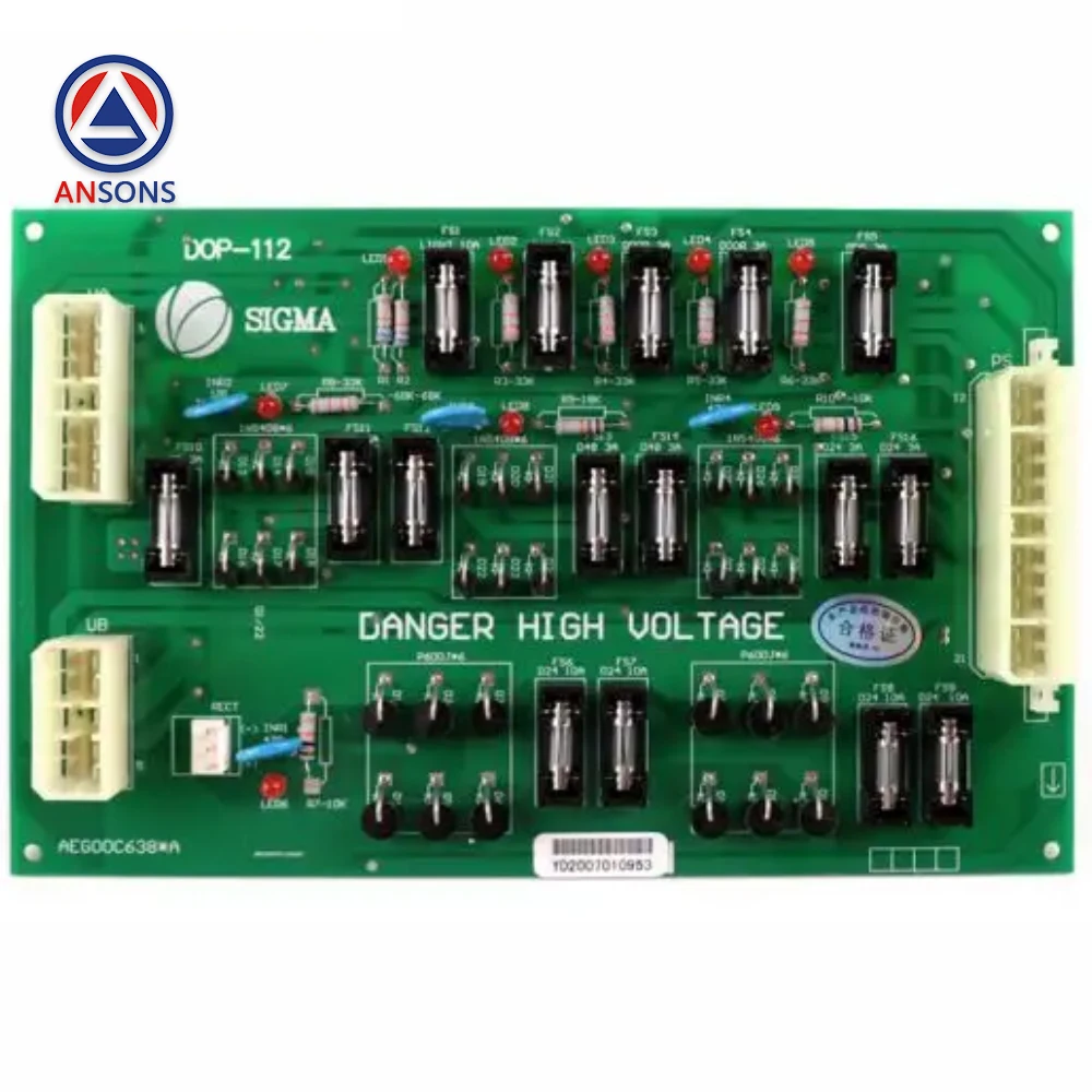 

DOP-112 SIGMA Elevator Power PCB Ansons Elevator Spare Parts