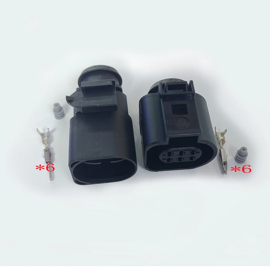 10/20Set/Lot DJ7062A-1.5-11/21 6P Male/Female Crimp Plug Connector Waterproof  For Car Wiring Harness