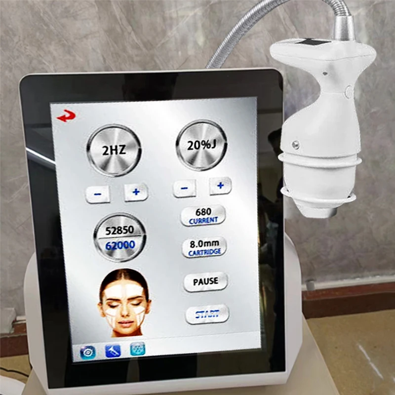 

New Technology Painless Ice Ultrasound 62000 Shots Vmax Face Lift SkinTightening And Wrinkle Remove Machine