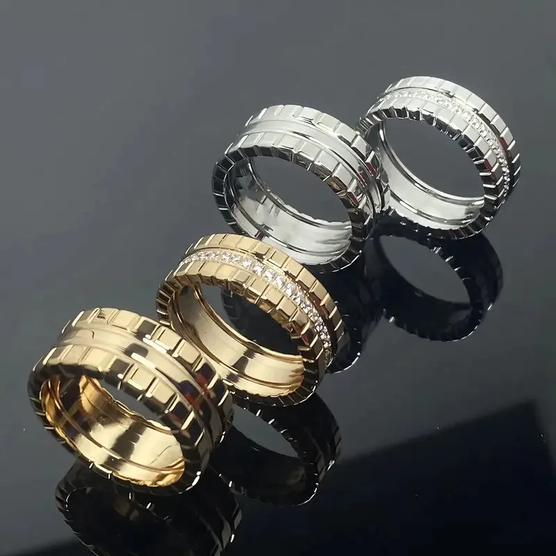 

2026 SENLIN Горячая новинка: Модное парное кольцо в форме решетки для мужчин и женщин, широкое, высококачественное, серебряное, с цирконием класса 5А, подарок для помолвки/вечеринки