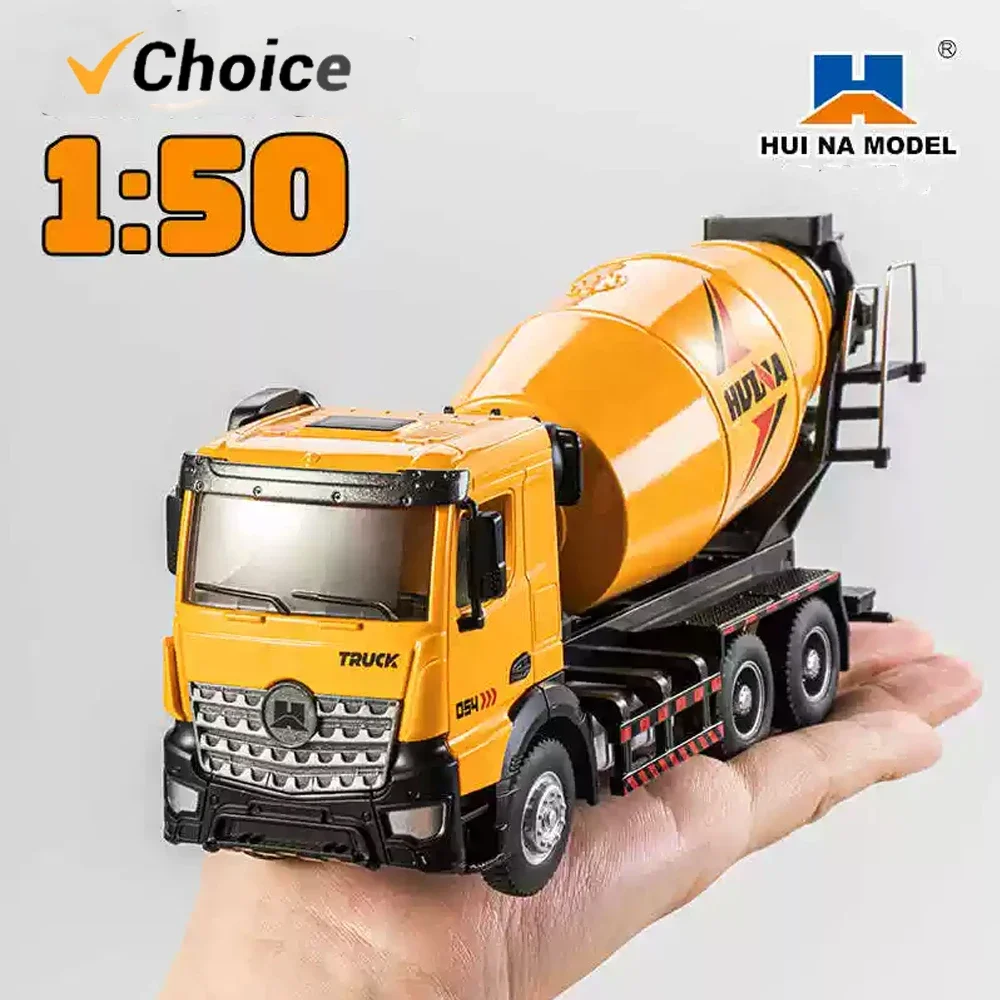 

Semi-alloy Die-cast Concrete Mixer Truck Static Model Simulation Engineering Construction Cement Vehicle Toys