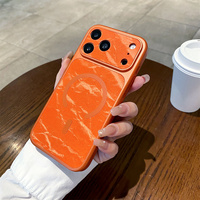 For Magsafe Magnetic Snow Mountain Pattern Phone Case For iPhone 17 16 15 14 13 Pro Max Large Window Instantly Change 17 Cover