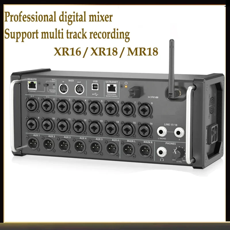 Air1:1 XR16/XR18/MR18 16/18-Channel Professional Digital Mixing Studio Recording Console Dj Studio Wifi Digital Mixer Audio